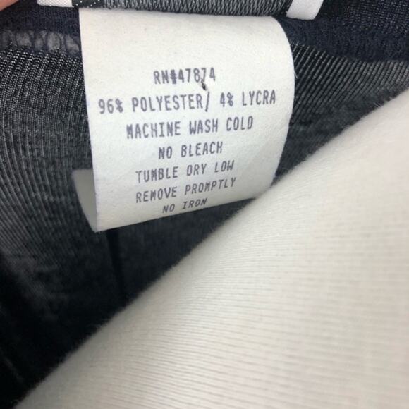 Hanes Collection Vintage Stretch Asymmetrical Neck Midi Shirt Dress Large Casual - Picture 6 of 7